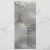 Glitter Alcohol Inkt Chic Plat Menu (Voorkant)