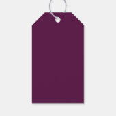 Glitter Amethyst Bruiloft brunch en bubbels bruids Cadeaulabel (Achterkant)