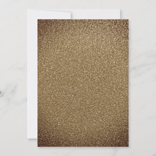 Glitter Amethyst Paars Bloem 50ste Verjaardag Kaart (Achterkant)