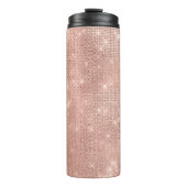 Glitter and Shine Name Roos Gold ID673 Thermosbeker (Voorkant)