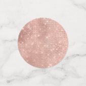 Glitter and Shine Quinceanera Roos Gold ID701 Confetti (Kleine voorkant)