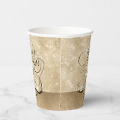 Glitter and Shine Sweet 16 V2 Gold ID675 Papieren Bekers (Rechts)
