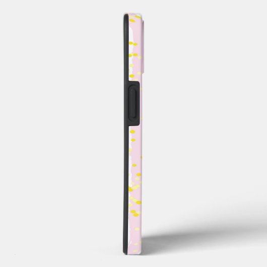Glitter and stripes Monogram Script Name Initiaal Case-Mate iPhone Case (Achterkant / Rechts)