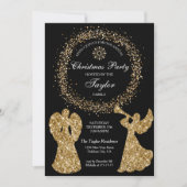 Glitter Angel Kerstdiner voor het hele gezin Kaart (Voorkant)