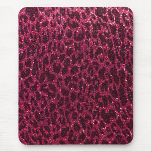 Glitter Animal Print Chic Elegant Moderne Sparkles Muismat