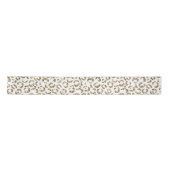 Glitter Antiek Gold Leopard Print         Satijnen Lint (Voorkant)