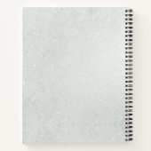 GLITTER AQUA BLUE RAINBOW HEART KIDS BIRTHDAY NOTITIEBOEK (Achterkant)