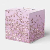 Glitter Aquarius & Roos Gold Glitter Verjaardag Bedankdoosjes (Achterkant)