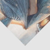 Glitter Assepoester Gown & Glass Slipper Decoupage Tissuepapier (Detail)