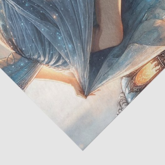 Glitter Assepoester Gown & Glass Slipper Decoupage Tissuepapier (Detail)