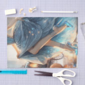 Glitter Assepoester Gown & Glass Slipper Decoupage Tissuepapier (Craft)