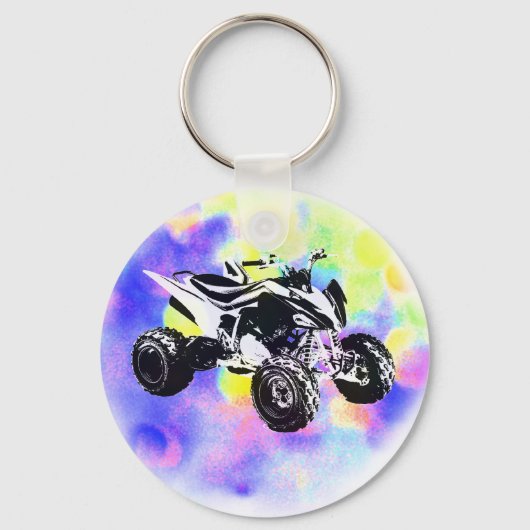 Glitter ATV Sleutelhanger (Voorkant)