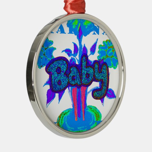 Glitter Baby  Hakuna Matata cadeaus.png Metalen Ornament (Rechts)
