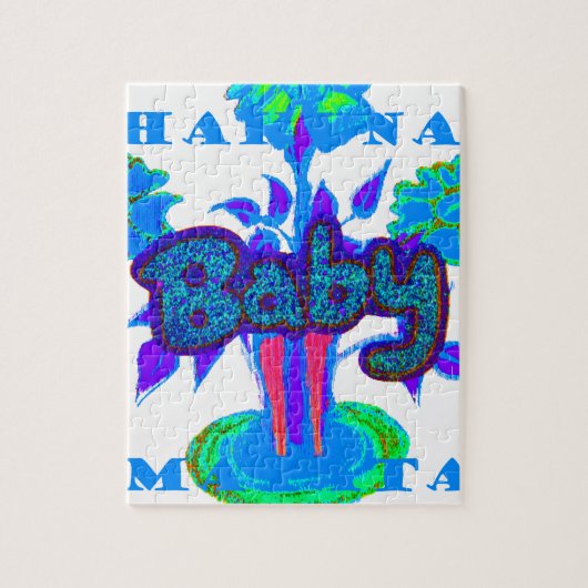 Glitter Baby Hakuna Matata gifts.png Legpuzzel (Verticaal)