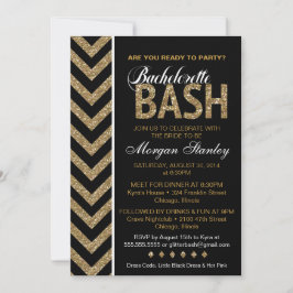 Glitter Bachelorette Bash Kaart