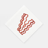 Glitter Bacon-servetten Servetten (Hoek)