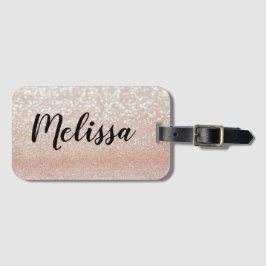 Glitter Bagagelabel