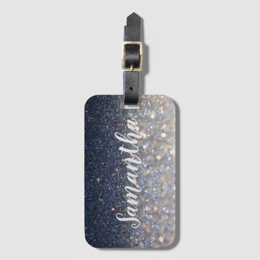 Glitter Bagagelabel (Voorkant (verticaal))