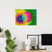 Glitter Ball Fractal Poster (Thuiskantoor)