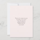 Glitter Ballon Bunch Roze en Zilver Bedankt (Achterkant)