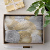 Glitter Balloons Gold en Silver Birthday Tissuepapier (Geschenk)