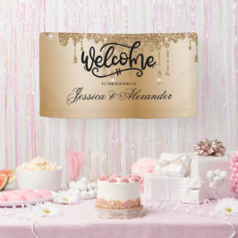 Glitter-banner op maat voor Gold Driving Spandoek