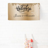 Glitter-banner op maat voor Gold Driving Spandoek (Insitu)