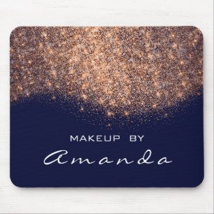 Glitter Beauty Studio Makeup Copper Blue Navy Name Muismat