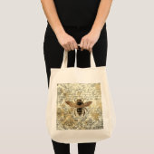 Glitter Bee op  Ephemera Tote Bag (Voorkant (product))