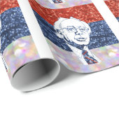 glitter bernie sanders cadeaupapier (Rol Hoek)
