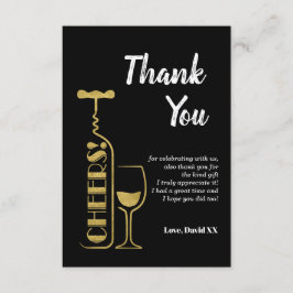 glitter , bier , wijn , volwassene , dank je wel k bedankkaart