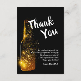 glitter , bier , wijn , volwassene , dank je wel k bedankkaart
