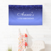 Glitter Birthday-banner op maat Spandoek (Insitu)