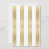 Glitter Birthday Party Kaart (Achterkant)