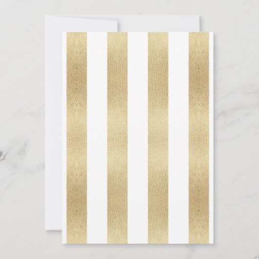 Glitter Birthday Party Kaart (Achterkant)