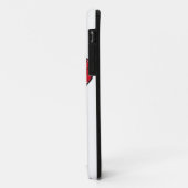 glitter black santa claus Case-Mate iPhone case (Achterkant/links)