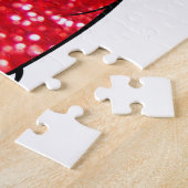 glitter black santa claus legpuzzel (Zijkant)