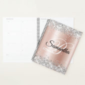 Glitter Bleek Roos Gold Foil Monogram Planner (Display)