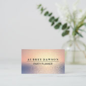 Glitter Blend Achtergrond Visitekaartje (Staand voorkant)