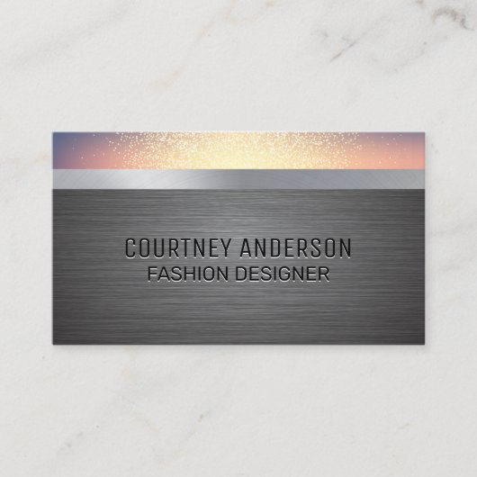 Glitter Blend Achtergrond Visitekaartje (Voorkant)