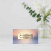 Glitter Blend Achtergrond Visitekaartje (Staand voorkant)