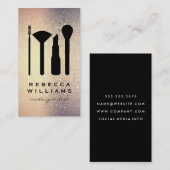 Glitter Blend Background Makeup Set Visitekaartje (Voorkant / Achterkant)