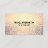 Glitter Blend Shimmer Achtergrond Visitekaartje (Voorkant)