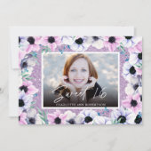 Glitter Bloemen Foto's Sweet 16 Verjaardagsfeest (Voorkant)