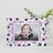 Glitter Bloemen Foto's Sweet 16 Verjaardagsfeest (Staand voorkant)