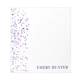 Glitter Blue en Paars Notitieblok