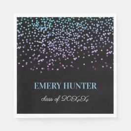 Glitter Blue en Paars Servet