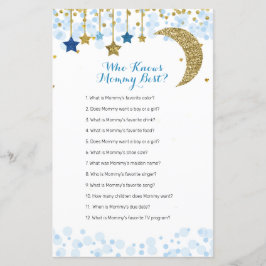 Glitter blue moon Waterverf die mama het beste ken