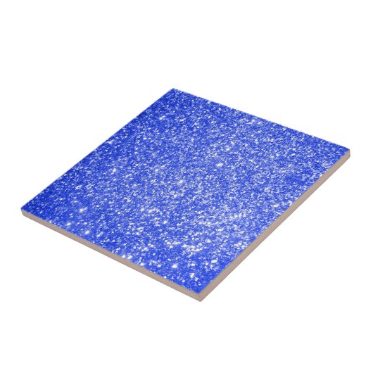 Glitter Blue Tegeltje (Zijkant)