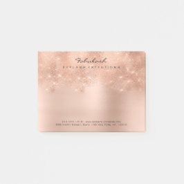 Glitter Blush Roze Rose Gold Powder Minimale Post-it® Notes